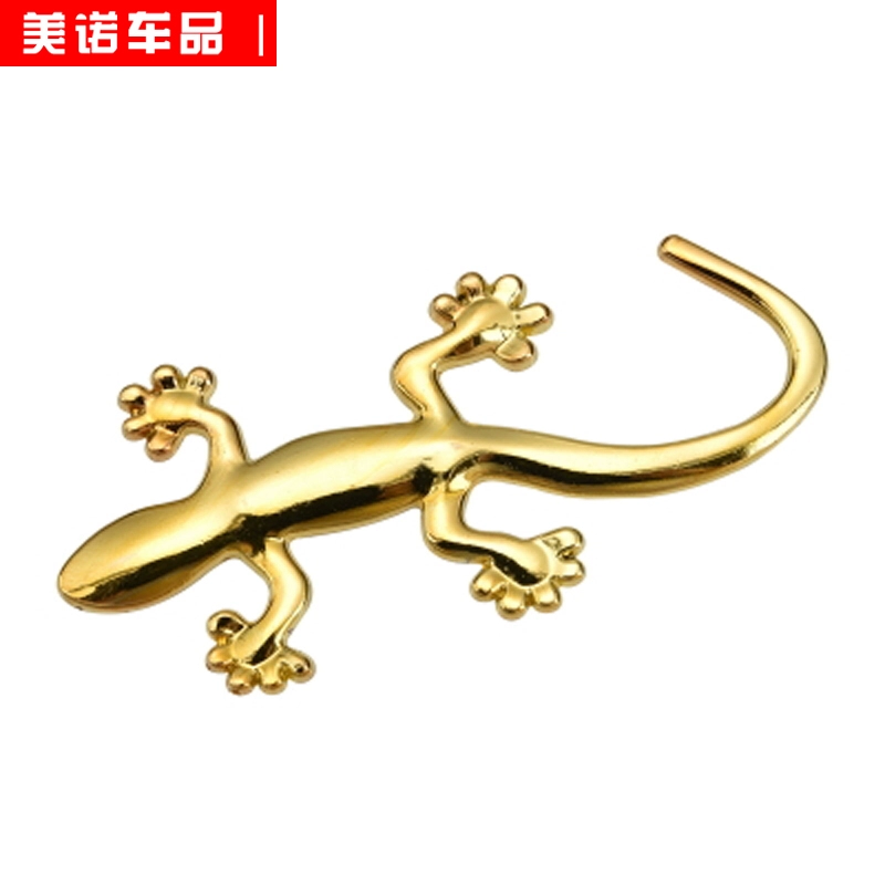 Đồ trang trí xe hơi Daquan xe đuôi -To -Earth Geckon Pure Metal Sticker lo go xe hoi lô gô các hãng xe oto 