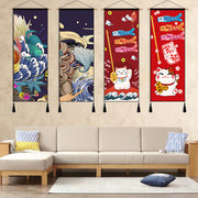 Nhật bản vải sơn trang trí ngủ cạnh giường ngủ phòng khách sơn điện hộp đồng hồ tấm thảm tấm thảm treo tường tường tranh treo đồ trang trí