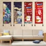 Nhật bản vải sơn trang trí ngủ cạnh giường ngủ phòng khách sơn điện hộp đồng hồ tấm thảm tấm thảm treo tường tường tranh treo đồ trang trí tham trang tri