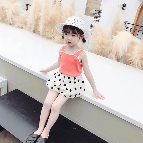 Штаны, майка, комплект, летний жилет для раннего возраста, 2020, в западном стиле