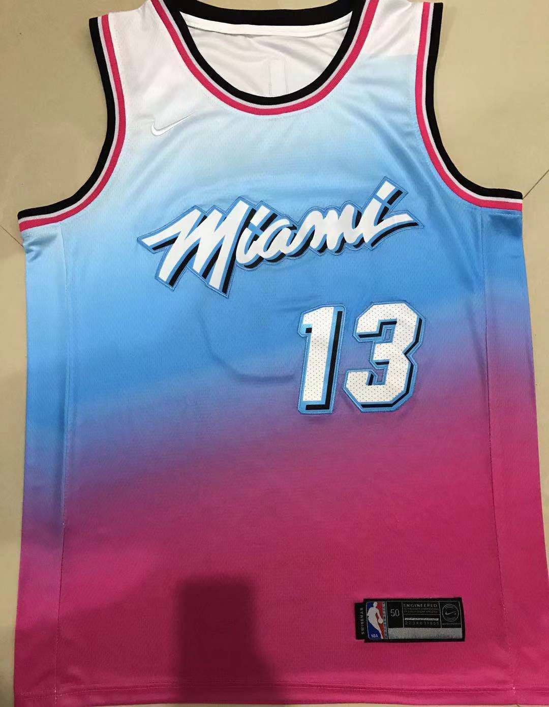 BlueThe heat No. 3 Wade Jersey men and women Basketball clothes No.22 Butler Jersey City Edition Basketball clothes vest