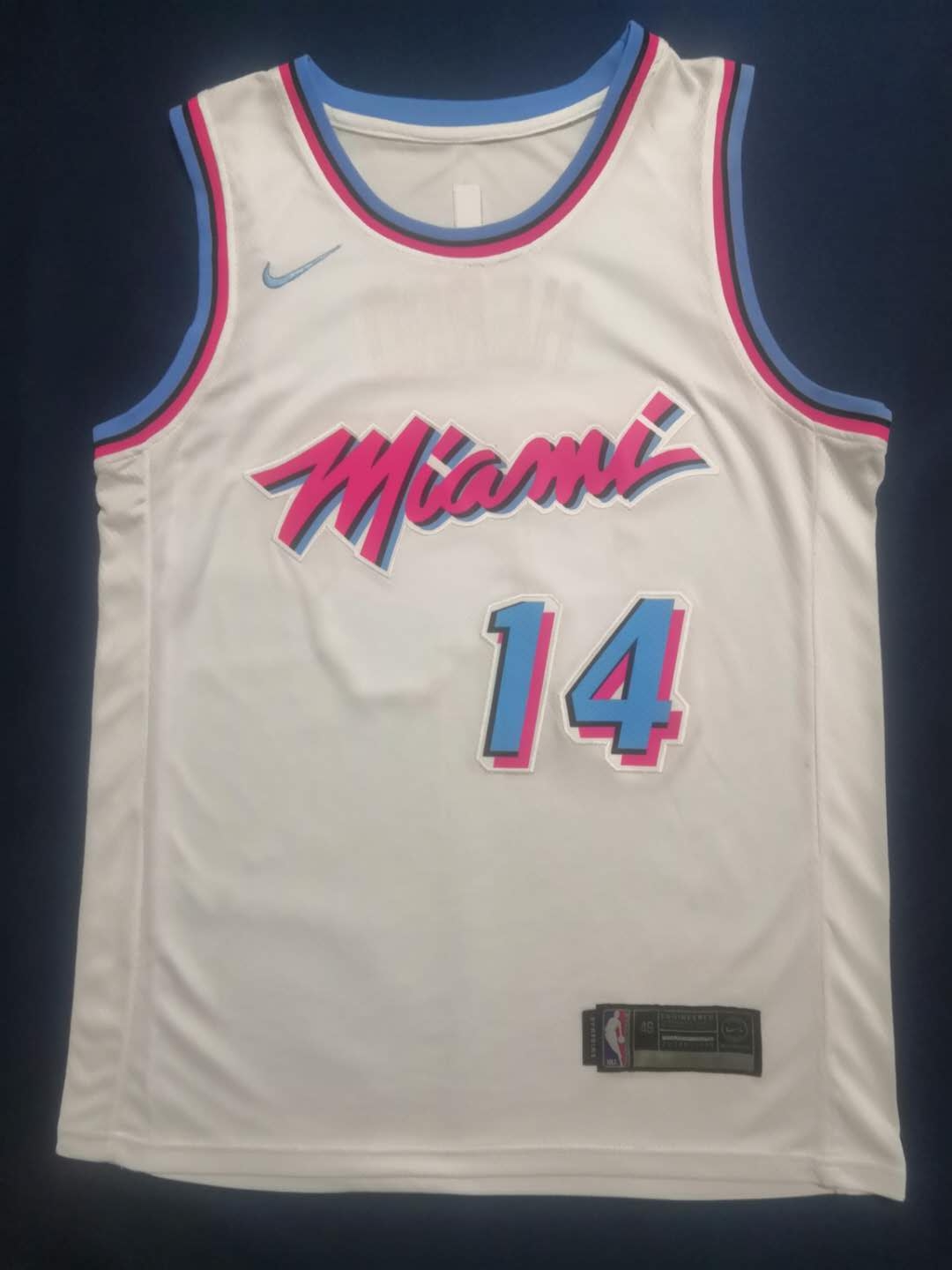 Heat 14 City Edition WhiteThe heat No. 3 Wade Jersey men and women Basketball clothes No.22 Butler Jersey City Edition Basketball clothes vest