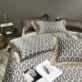 Bắc Âu đơn giản 60 Lansing Lacey hai mặt Tencel in bốn mảnh màu tương phản màu trần giường mùa hè - Bộ đồ giường bốn mảnh bộ chăn ga gối đệm cute