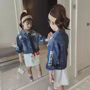 Áo khoác bé gái denim 2019 mùa thu mới cho trẻ em Phiên bản Hàn Quốc của mùa thu quần áo trẻ em bình thường quần áo trẻ em đại dương - Khác
