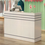 Tầng máy tính bàn cửa hàng quần áo quầy thu ngân đơn giản hiện đại siêu thị nhỏ màu trắng nội thất văn phòng - Nội thất siêu thị