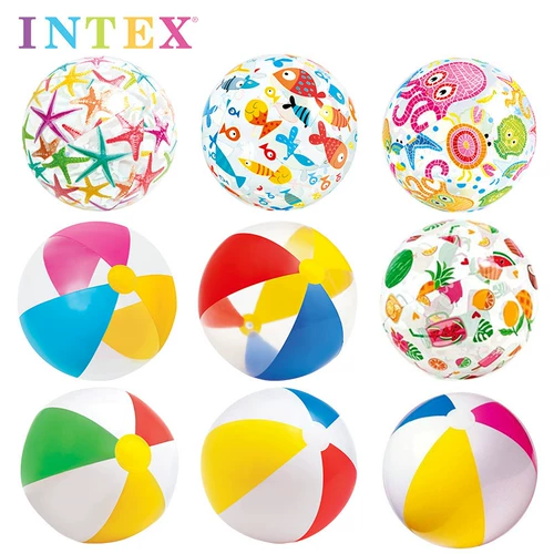 Intex, надувная пляжная игрушка для игр в воде для взрослых, водный бассейн, гандбольный мяч для водного поло, новая коллекция, раннее развитие