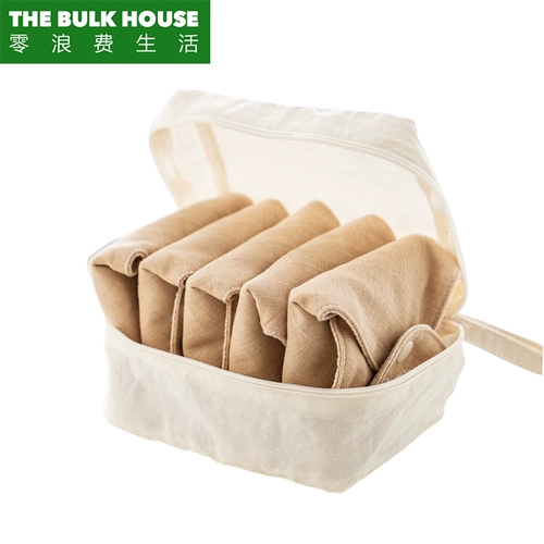 Менуйный пакет для хранения хлопкового хлопка может мыть тетя многоразового полотенца
