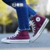 Converse Converse 1970s Samsung tiêu chuẩn rượu vang đỏ cao và thấp đôi nam nữ đôi giày vải giản dị 162051C giày thể thao adidas Plimsolls