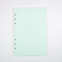 A5 Горизонтальная линия-зелена (40 листов 80 страниц)