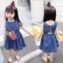 Trẻ em Hàn Quốc mùa hè denim vest váy thủy triều 2019 trẻ em nữ bé mùa hè thời trang hoang dã - Sản phẩm HOT shop bán đầm đẹp