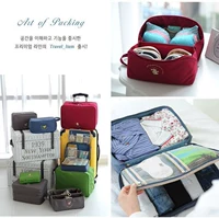 Phiên bản tiếng Hàn của túi xách du lịch túi lưu trữ quần áo hoàn thiện túi xe đẩy dòng hành lý túi du lịch túi lưu trữ du lịch nam và nữ vali siêu nhẹ