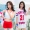 Áo tắm thể thao nữ bikini bikini ba mảnh áo bảo thủ Sinh viên Hàn Quốc phẳng góc giảm béo áo tắm mùa xuân - Bikinis ao tắm