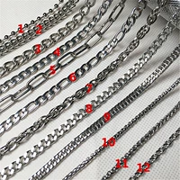 Ожерелье из нержавеющей стали, универсальная цепочка до ключиц, длинный короткий аксессуар, цепь, простой и элегантный дизайн, в корейском стиле