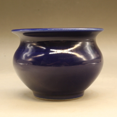 Ming Wanli Blue Glaze Маленькая вода для мытья вода Античный антикварный фарфор для старого украшения коллекции