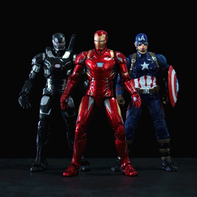 Iron Man SHF Spiderman Đồ chơi làm bằng tay Marvel 3 Avengers 4 Joint Mô hình có thể di chuyển Đồ chơi búp bê - Khác