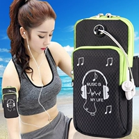 Đen dọc vải crossbody trắng giản dị túi thể thao tường gói đi xe tay túi xách tay túi điện thoại di động vai túi đựng điện thoại đeo tay chạy bộ