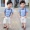 Áo dài mùa hè cho bé trai hợp xướng trang phục hợp xướng tay ngắn 2019 - Váy trẻ em