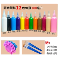 Пигментированный акрил, 12 цветов, 100 мл