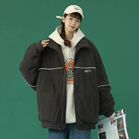 Бархатная куртка, зимний удерживающий тепло пуховик для школьников, увеличенная толщина, 2020, свободный крой, в корейском стиле
