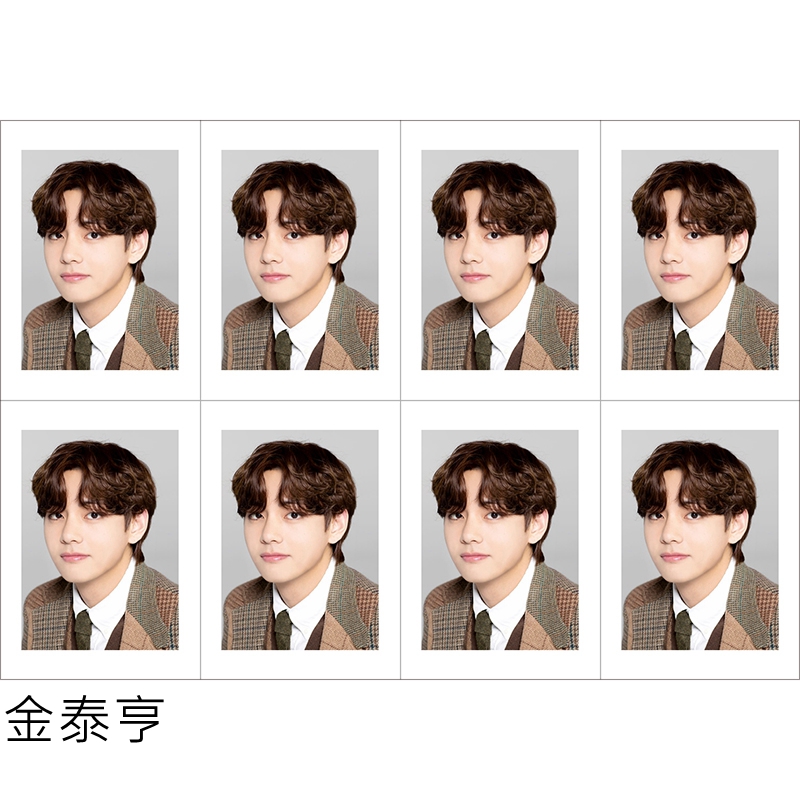 Jin TaihengBulletproof Youth League FESTA8THANNIVERSARY8  periphery Same One inch ID Photo