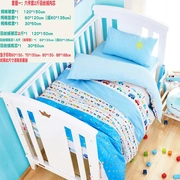 Bông trẻ em chăn ba mảnh bộ đồ giường mẫu giáo Liu Jiantao chăn giường bông với cot lõi - Bộ đồ giường trẻ em