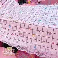 Кружевные черно -белые клетчатые рабочие столы