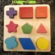 gỗ áp Inlay hình ly hợp đĩa đố nhận thức ban bé phim hoạt hình câu đố mầm non đồ chơi giáo dục cho trẻ em