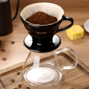 Tay- rửa nồi cà phê đặt gốm v- hình bộ lọc cốc tốt miệng nồi nhỏ giọt cà phê sản xuất bia nồi thiết bị gia dụng