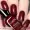 Miễn phí vận chuyển Zaohong keo khô nhanh lưới sơn móng tay màu đỏ siêu cháy sơn móng tay lâu dài không thể bóc ra và nung sơn móng tay keo siêu nhỏ miễn phí - Sơn móng tay / Móng tay và móng chân