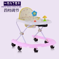 Baby Walker Đa chức năng Chống rollover Chân chống đẩy Loại có thể gập lại Nam và nữ Học đi bộ Baby Walker các loại xe đẩy cho bé