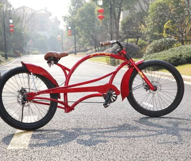 Long beach bike, frame, brake