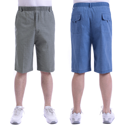 Mùa hè phần mỏng trung và cũ người đàn ông tuổi của năm quần ông già quần lớn lỏng trung niên quần short nam mặc quần cha