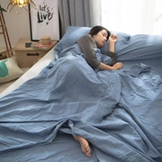 Single Double giường khách sạn đúp túi ngủ Khăn khách sạn Khách sạn Du lịch cầm tay gọn nhẹ đơn - Túi ngủ