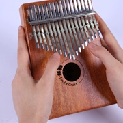 Loa khắc piano ngón tay 17 âm điệu Kalimba ngón tay đàn bằng gỗ gụ bắt đầu chơi nhạc cụ phương Tây