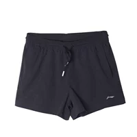 Quần short Li Ning nữ chính hãng 2019 hè mới nhanh khô thoáng khí quần chạy bộ AKSP044-1 - Quần thể thao quần gym nữ