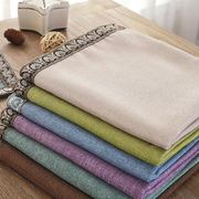 Nhật bản cotton linen bảng vải Mỹ Bắc Âu màu rắn bàn cà phê vải khăn trải bàn khăn trải bàn đơn giản vải đa mục đích khăn