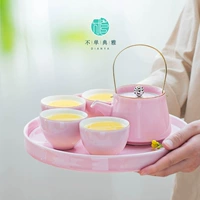 Không chỉ trang nhã celadon sáng tạo bong bóng hồng khô Kung Fu bộ trà nhà văn phòng gốm chùm nồi chè chén - Trà sứ ấm ủ trà