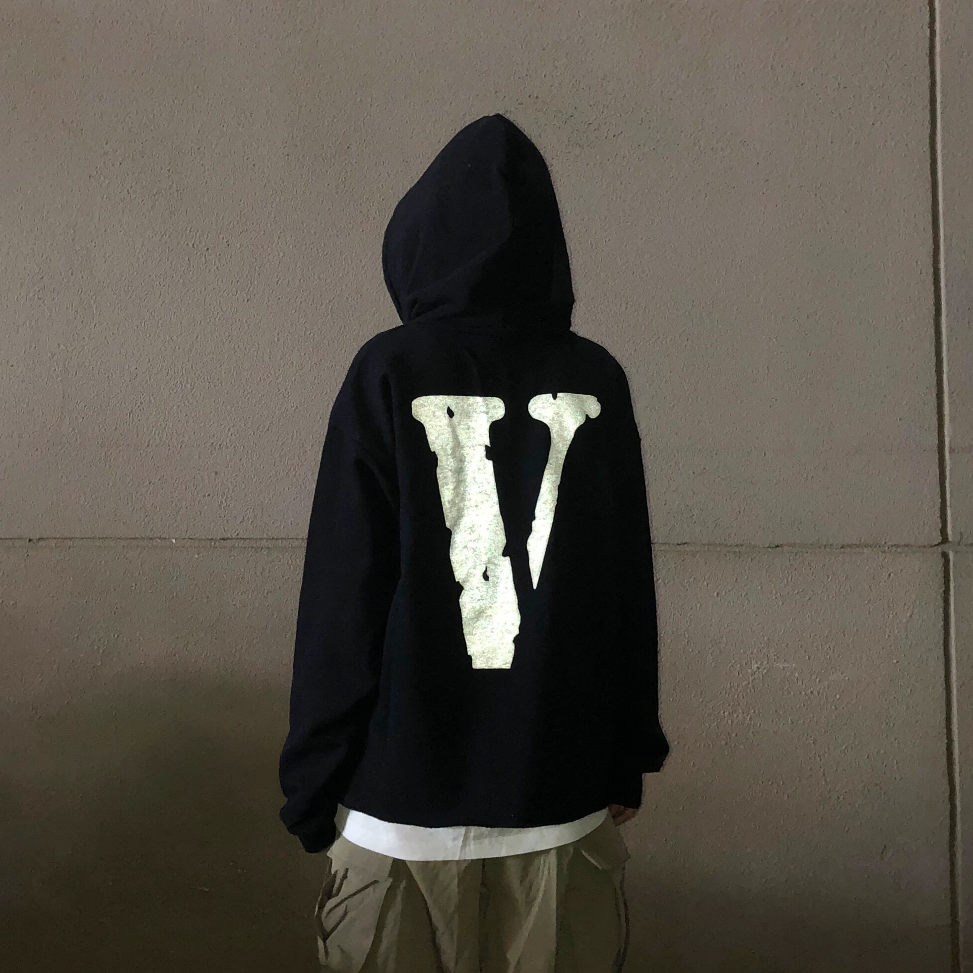 VLONE 3M отражающие Нью-Йорк лимит Edисон Гуанкси большой V