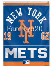 Товары с бейсбольной атрибутикой 外贸棒球纽约大都会球迷旗帜mlb new