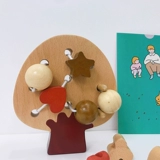 Детский браслет из бисера, детская интеллектуальная игрушка из натурального дерева для мальчиков и девочек, 3 лет, раннее развитие