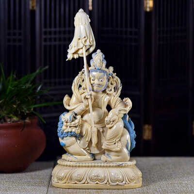 Бутик Mengya Ivory Treasure Tianwang Зубные украшения круглые ювелирные украшения, нефритовая антикварная коллекция подарков