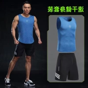 Xuanyuan Nike Tai phù hợp với thể dục nam mùa hè thoáng khí và quần áo nhanh khô quần áo thể dục co giãn không tay áo vest - Quần áo tập thể hình