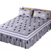 Bộ giường ngủ kiểu Trung Quốc x200 da giường trải giường váy hoạt hình kích thước mat mở rộng mùa xuân mềm mại và cậu bé mùa thu dày bao gồm tất cả - Váy Petti