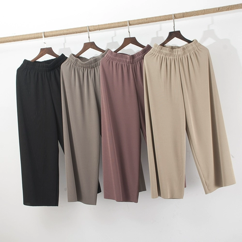 Шелковистые эластичные современные этнические штаны, классический костюм, делается под заказ