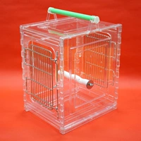 Американская клетка American Caitec Parrot Bird Cage выгуливая птица из переносительной клетки, сильная, прозрачная и эстетически