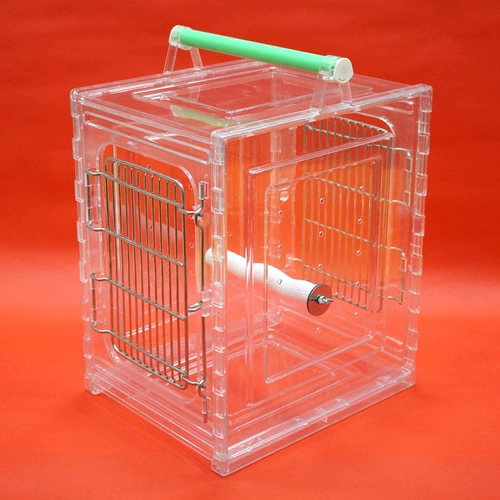 Американская клетка American Caitec Parrot Bird Cage выгуливая птица из переносительной клетки, сильная, прозрачная и эстетически