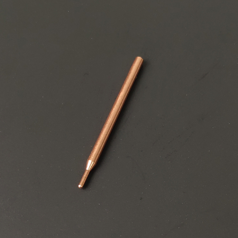 3 * 50Mm Imported Center Needle & Single Head (Ball Head)3mm U.S.A Import Alumina copper Spot welding needle 18650 lithium battery Welding machine Bump welding needle Hand held pen Electrode head