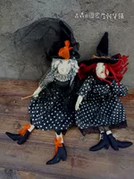 Окрашенная ретро антикварная креативная кукла ручной работы, украшение, подвеска, xэллоуин