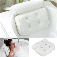 Ванная чашка ванной комнаты наклоняется на подушку 3D сетчатая ванная подушка подушка подушка подушка для головы подушка и удобная ванна и удобная