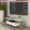Nordic sắt tủ TV phòng Marble sống tủ gỗ tủ kệ đài truyền hình gia đình nhỏ - Buồng